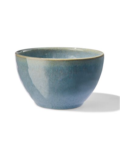 schaal - 14 cm - Porto - reactief glazuur - blauw - 9602026 - HEMA