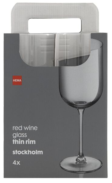 4 verres à vin rouge 410 ml Stockholm - 9401082 - HEMA