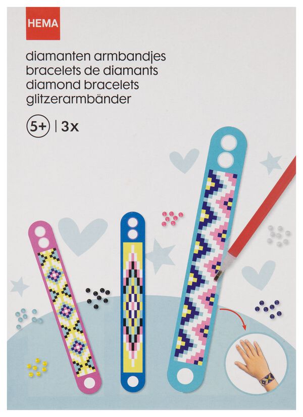 3 éléments pour créer des bracelets diamants - 15920198 - HEMA