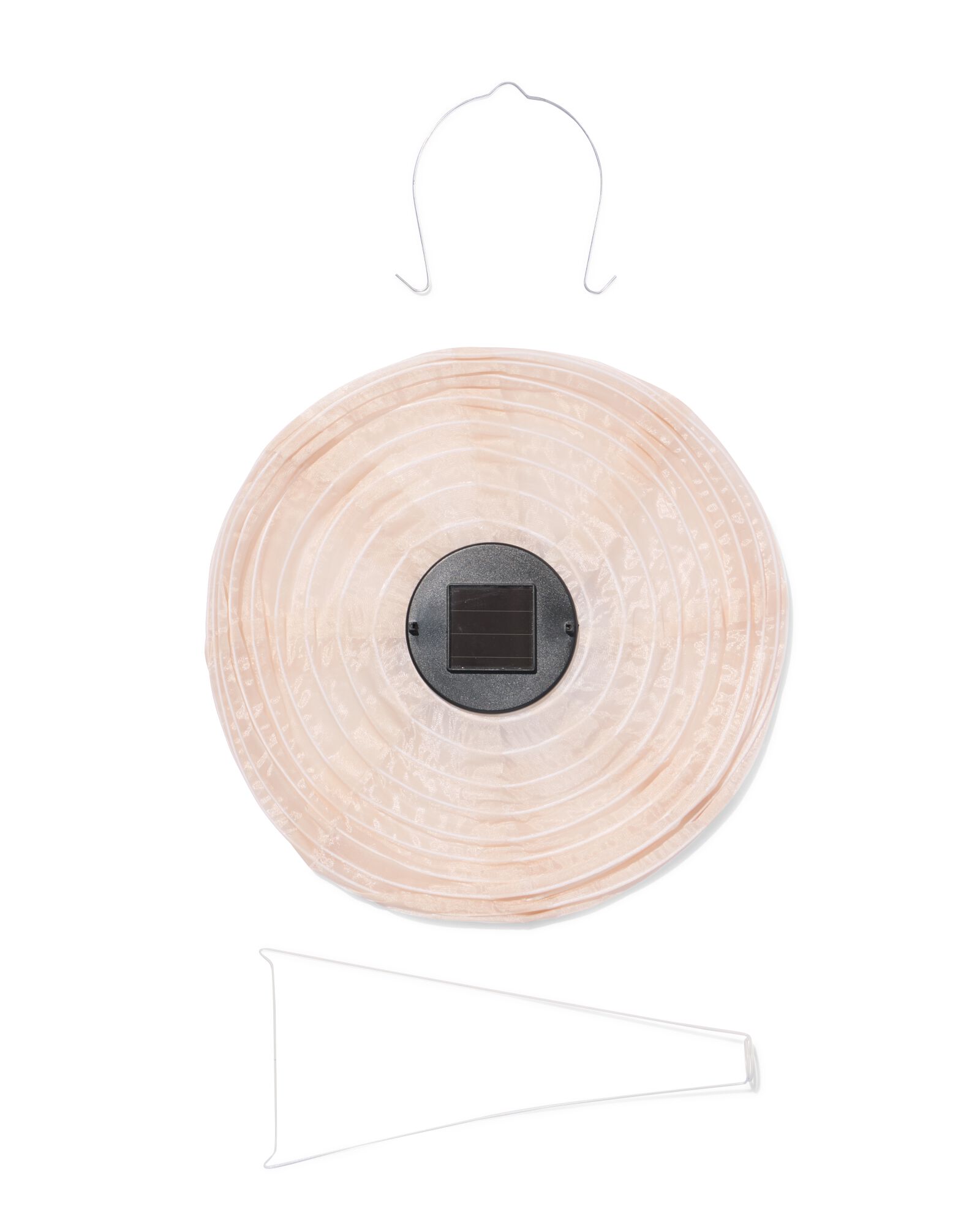 solar lampion ⌀28cm wit - 41800255 - HEMA