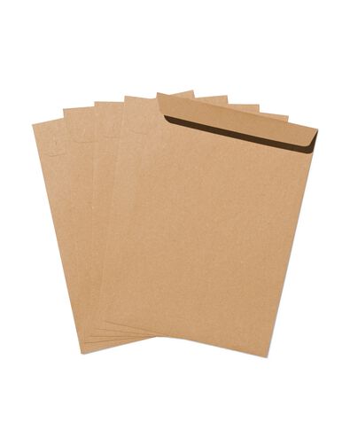 enveloppen C5 kraft - 15 stuks - 14100145 - HEMA