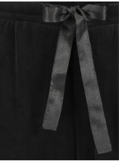pantalon de pyjama femme noir noir - 1000016928 - HEMA