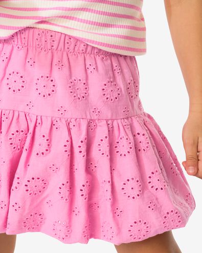jupe enfant brod&eacute;e rose rose - 30846249PINK - HEMA