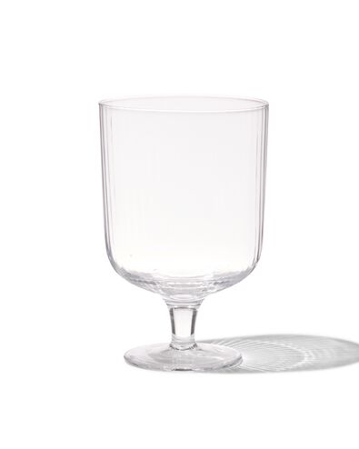verre &agrave; vin Bergen ligne relief 250ml - 9401051 - HEMA