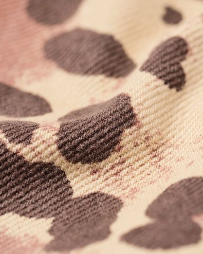 kinderjurk dierenprint lichtbruin lichtbruin - 30839302LIGHTBROWN - HEMA