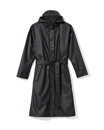 damesregenjas zwart zwart - 34450610BLACK - HEMA