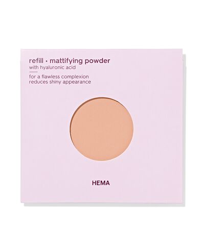 recharge poudre matifiante 21 soft rose - 11290411 - HEMA