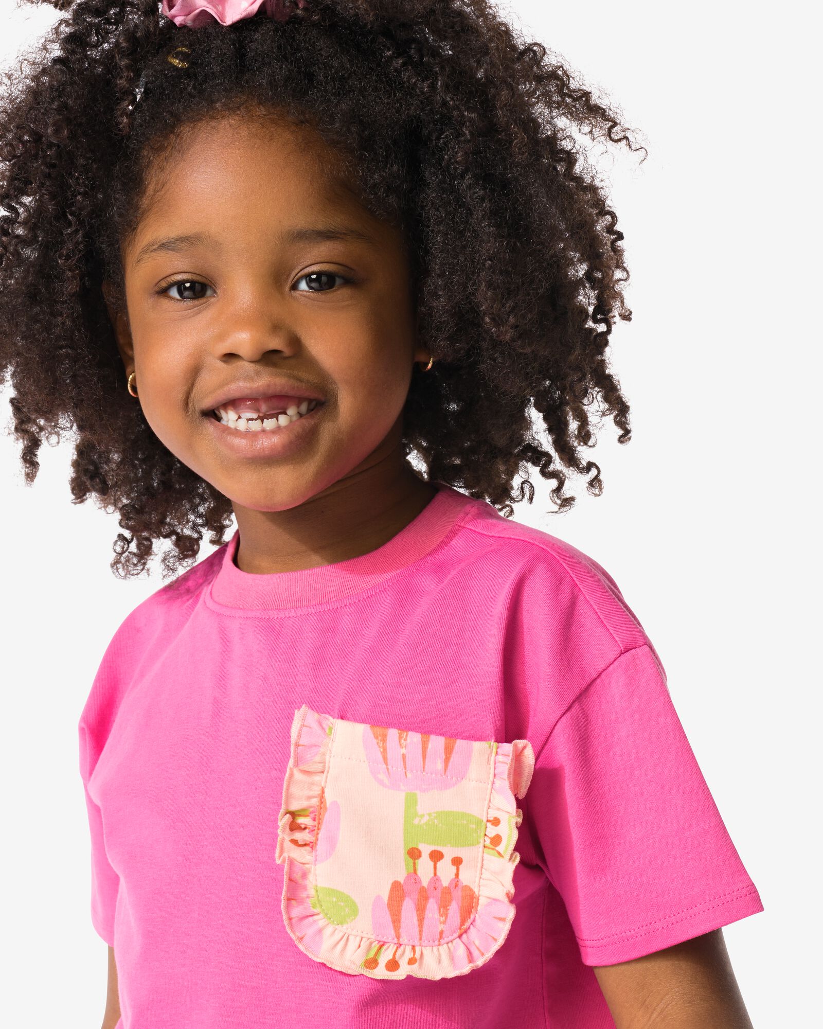 Kinderbekleidungsset Jersey, Blumen dunkelrosa dunkelrosa - 30848004DARKPINK - HEMA