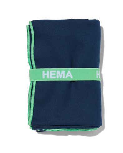microvezeldoek donkerblauw - 5250057 - HEMA
