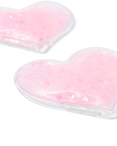 coussinets rafra&icirc;chissants pour les yeux en forme de c&oelig;ur - 2 pi&egrave;ces - 17840062 - HEMA