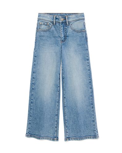 kinderjeans wijd lichtblauw lichtblauw - 30838805LIGHTBLUE - HEMA