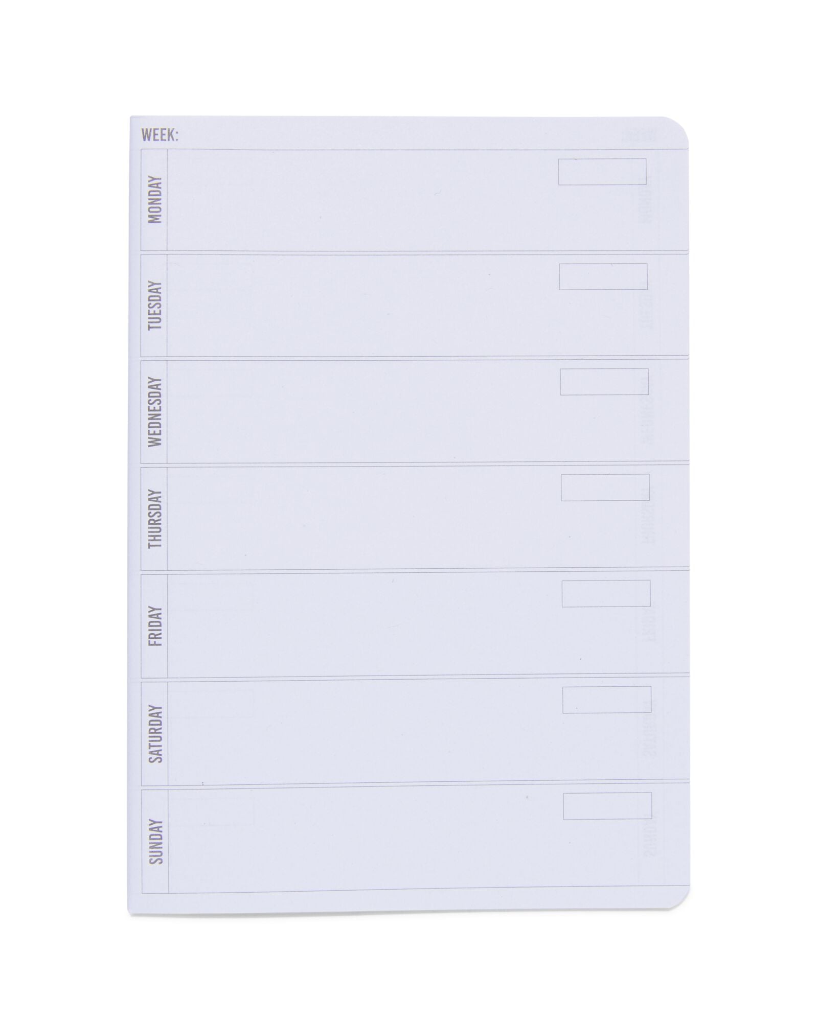 weekplanning navulling A5 voor notitieboek - 2 stuks - 14170084 - HEMA