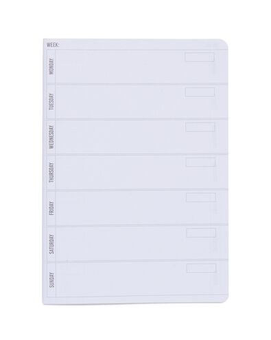 weekplanning navulling A5 voor notitieboek - 2 stuks - 14170084 - HEMA