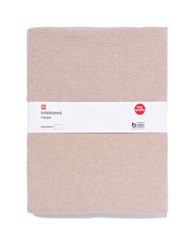 nappe coton Chambray beige/or 140x240 - 5300299 - HEMA