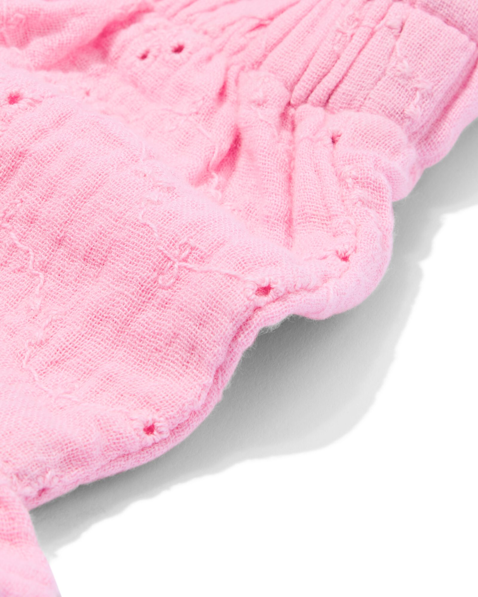 babyshort comfy fit broderie roze roze - 33004180PINK - HEMA