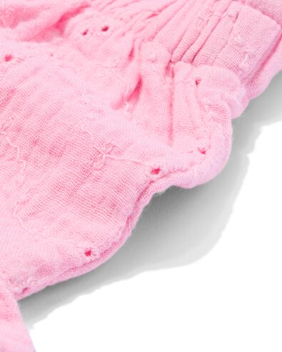 babyshort comfy fit broderie roze roze - 33004180PINK - HEMA