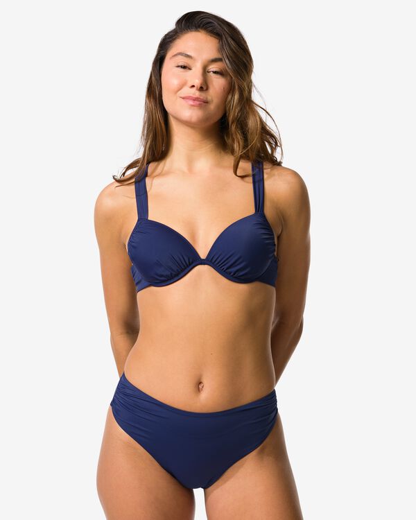Damen-Bikinihose Dana, hoch dunkelblau dunkelblau - 22360430DARKBLUE - HEMA