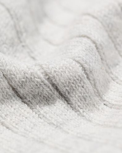 pull c&ocirc;tel&eacute; nouveau-n&eacute; gris chin&eacute; gris chin&eacute; - 33434020GREYMELANGE - HEMA