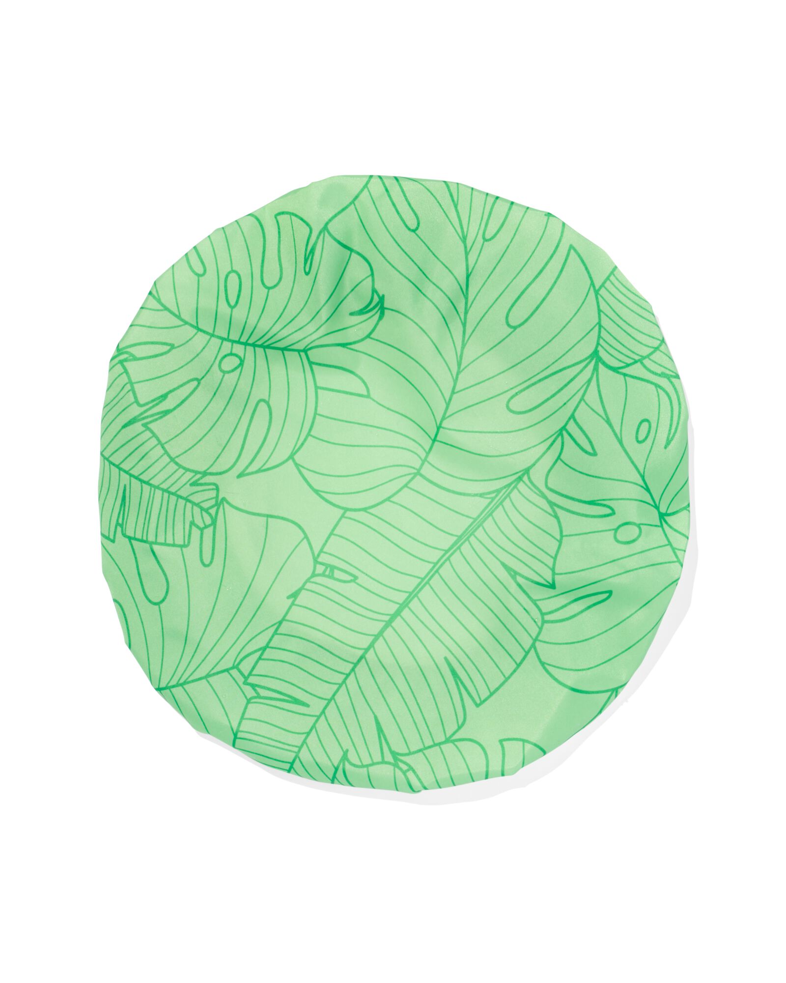 bonnet de douche vert avec feuilles - 11880068 - HEMA