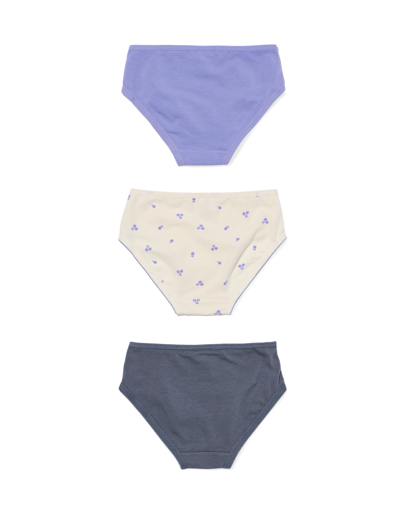 Kinderslips Kirschen &ndash; 3 St&uuml;ck violett violett - 19320670PURPLE - HEMA