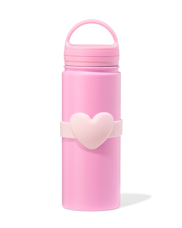 gourde 500 ml inox c&oelig;urs - 60102007 - HEMA