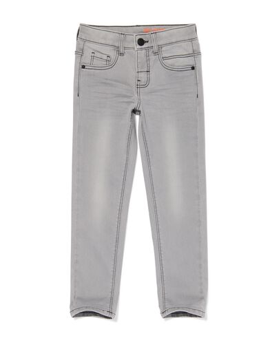 kinder broek jogdenim skinny fit grijs grijs - 1000028292 - HEMA