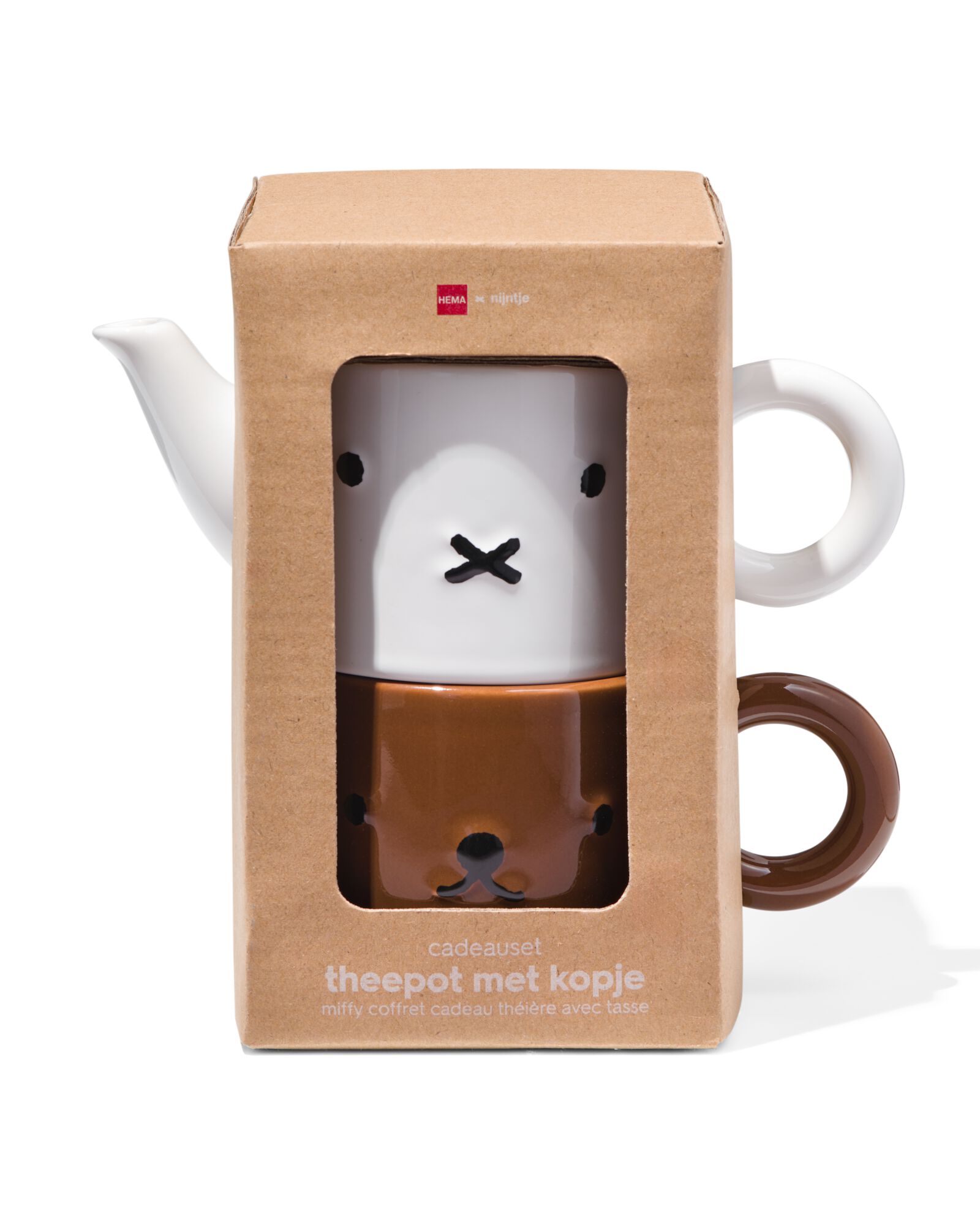 th&eacute;i&egrave;re en c&eacute;ramique Miffy avec tasse - 60410355 - HEMA