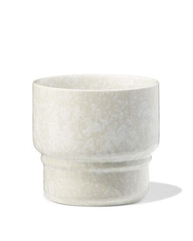 mug &agrave; cappuccino 350 ml Trend fa&iuml;ence verte mouchet&eacute;e - 80660357 - HEMA