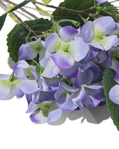 Kunstblume Hortensie 55 cm Violett-Blau - 41300114 - HEMA