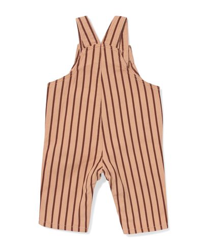 baby tuinbroek strepen bruin - 33172770BROWN - HEMA
