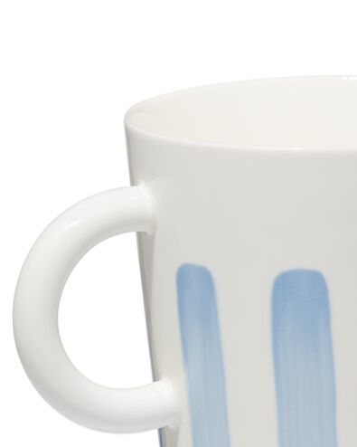 mug 490ml - new bone blanc et bleu - vaisselle d&eacute;pareill&eacute;e - 9650023 - HEMA