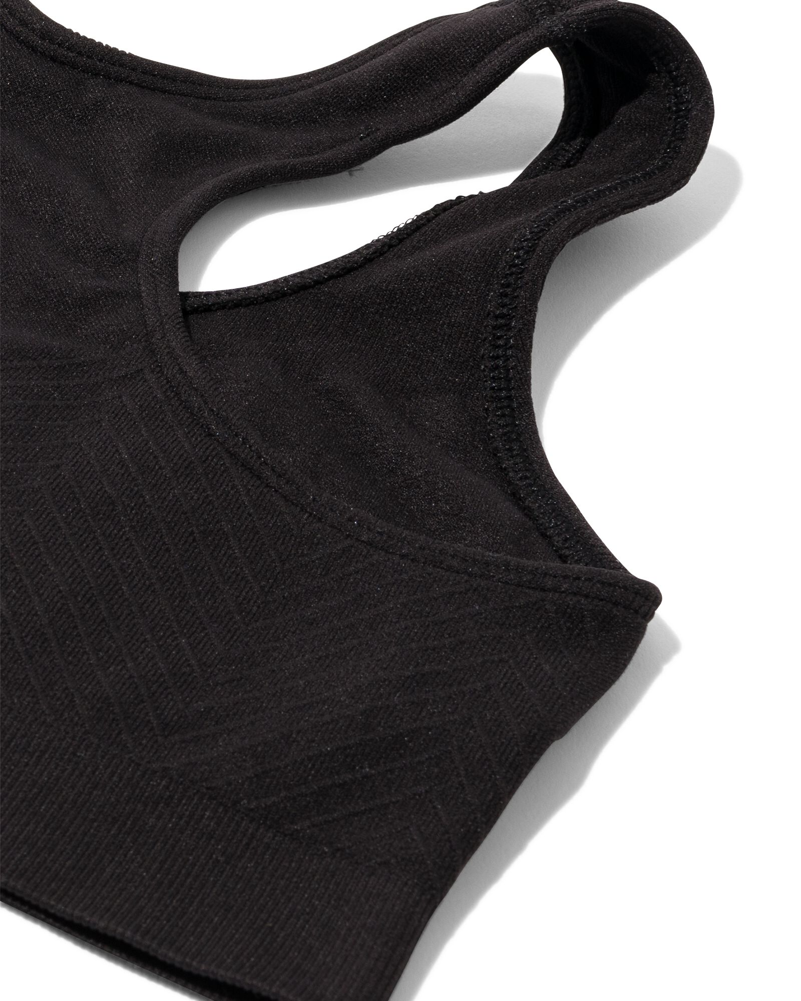 haut de sport sans coutures - support l&eacute;ger noir - 1000002450 - HEMA