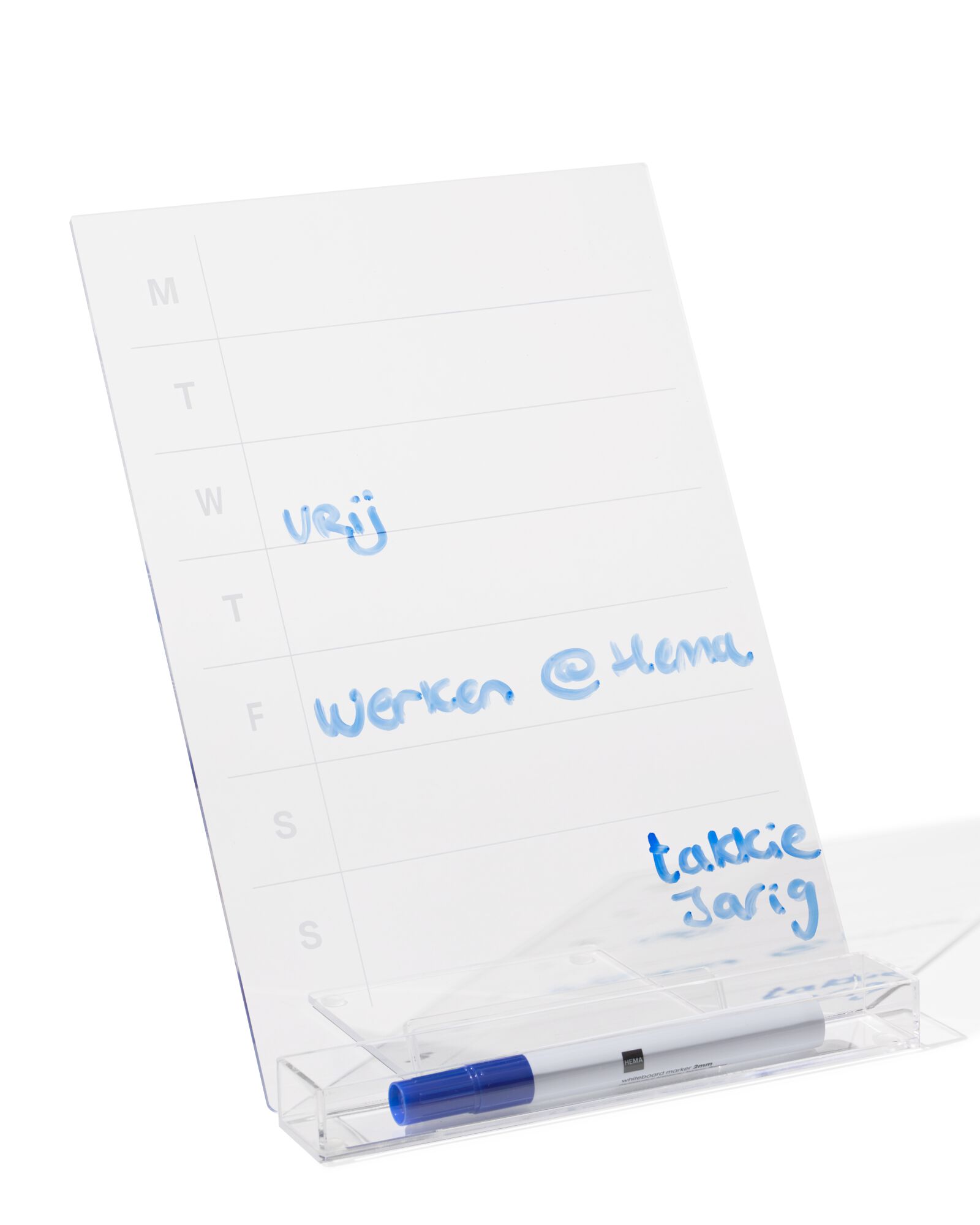 agenda hebdomadaire transparent - 14590645 - HEMA