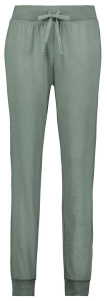 pantalon sweat lounge femme coton vert M - 23430043 - HEMA