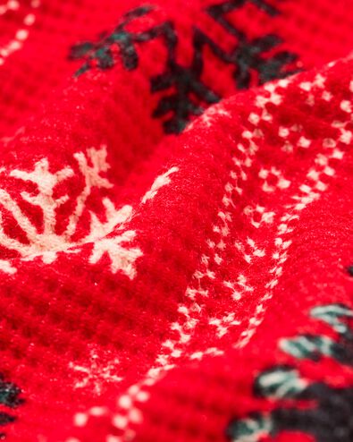 Takkie en Siepie damespyjama wafel  rood - 23400700RED - HEMA