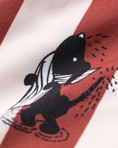 Takkie kinderzwembroek strepen bruin bruin - 22260720BROWN - HEMA