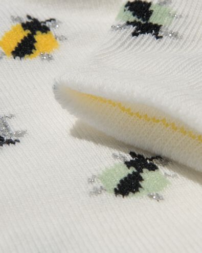 5 paires de socquettes femme avec coton blanc 35/38 - 4290396 - HEMA