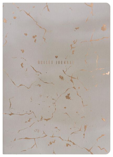 Bullet-Journal, DIN A5, marmoriert - 14120055 - HEMA