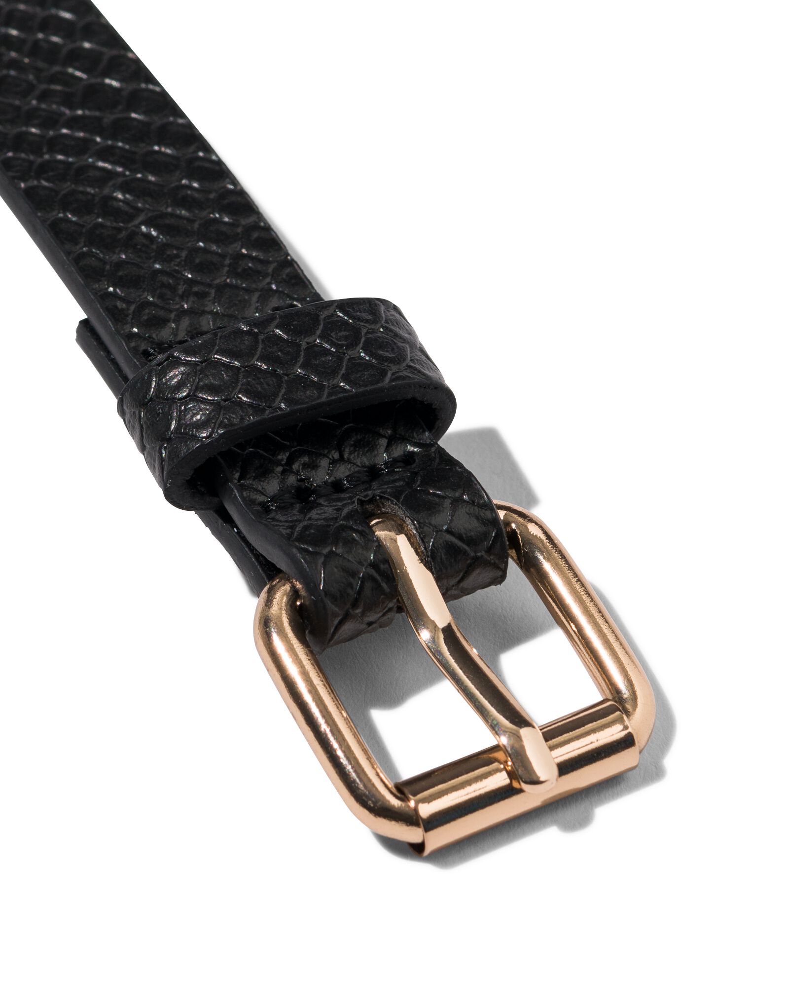 kinderriem 2 cm snake zwart - 1000027270 - HEMA