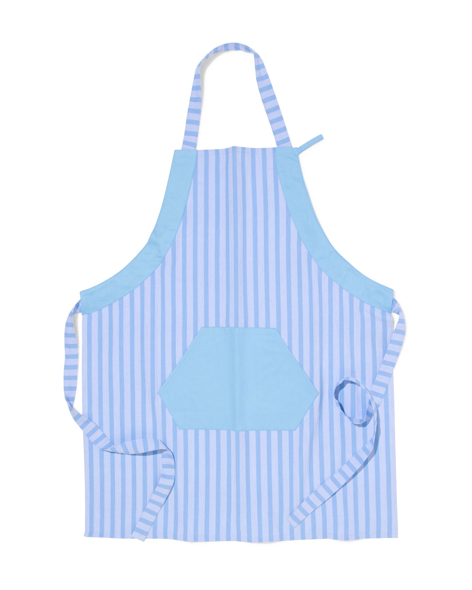 Sch&uuml;rze Baumwolle grau-blau - 5460003 - HEMA