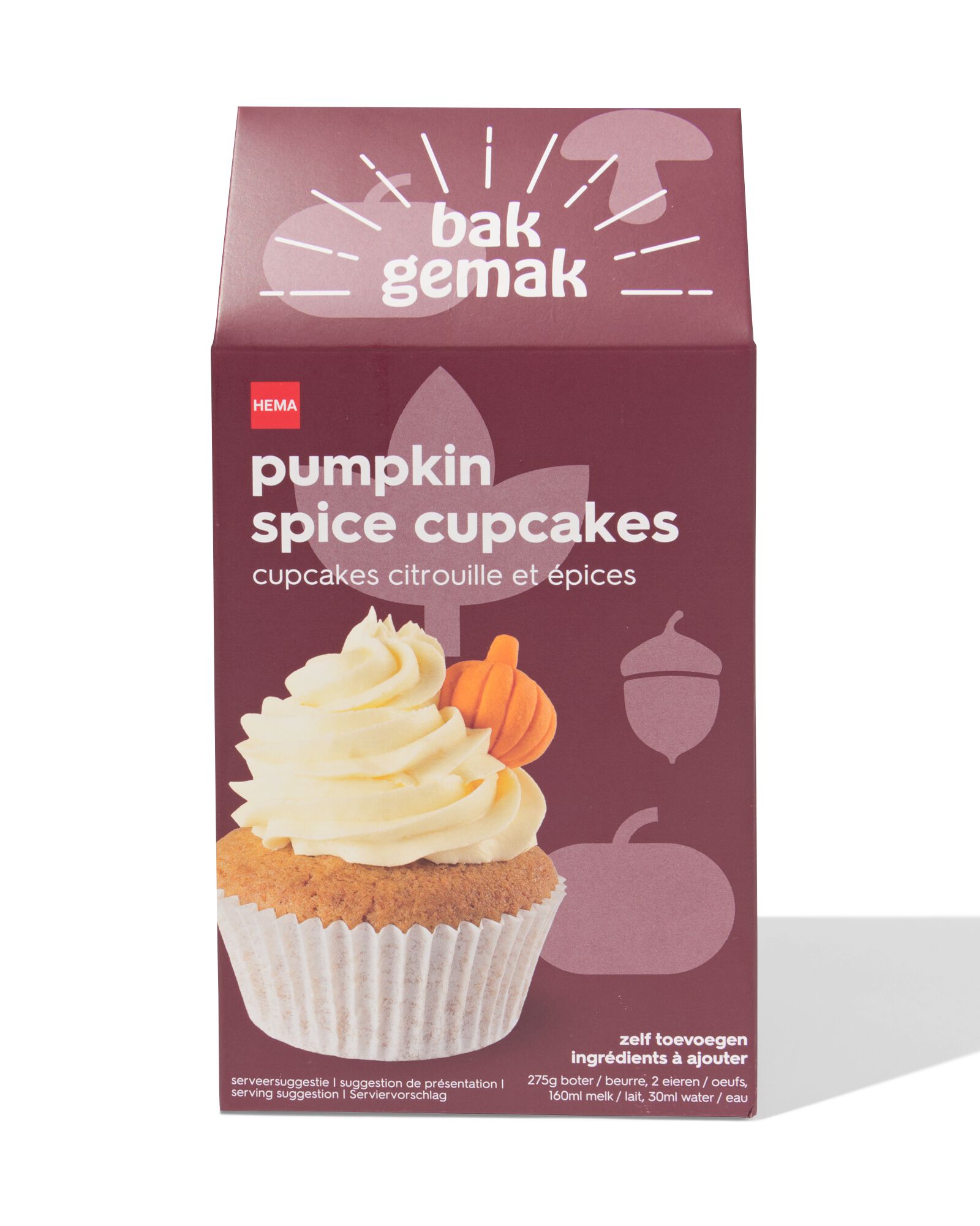 Backmischung f&uuml;r 9 Pumpkin-Spice-Cupcakes - 24302510 - HEMA