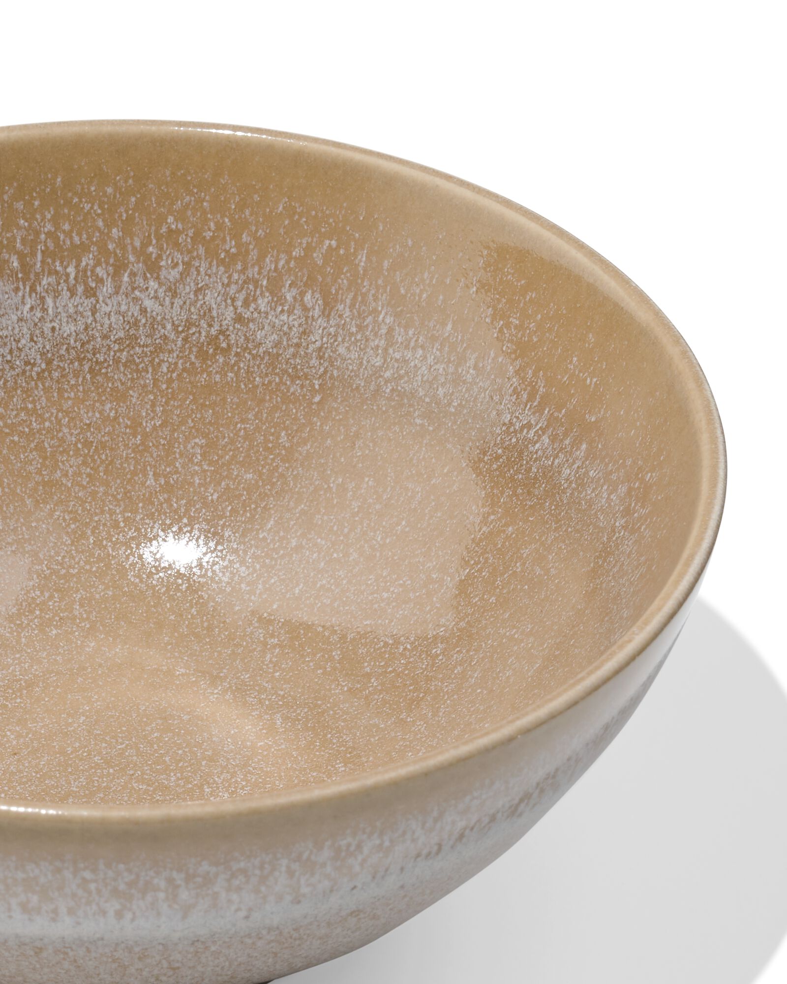 petit plat &Oslash;12 cm Monaco &eacute;mail r&eacute;actif brun clair - 9650194 - HEMA