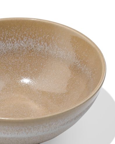 petit plat &Oslash;12 cm Monaco &eacute;mail r&eacute;actif brun clair - 9650194 - HEMA