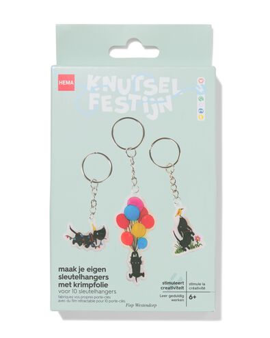 kit de porte-cl&eacute;s e, film r&eacute;tractable Takkie et Siepie - 15900561 - HEMA