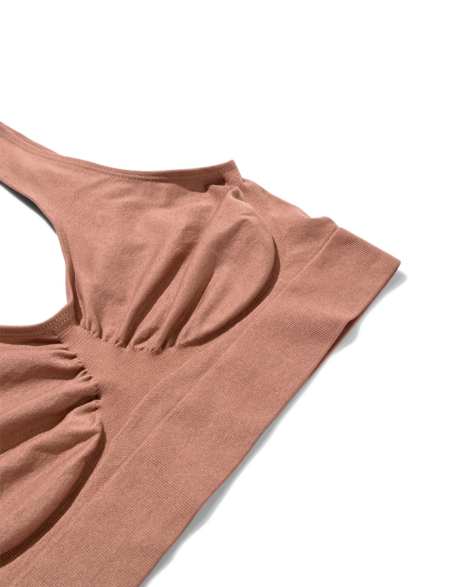 Damen-Bustier, nicht vorgeformt, nahtlos mittelbraun - 21850340MIDBROWN - HEMA