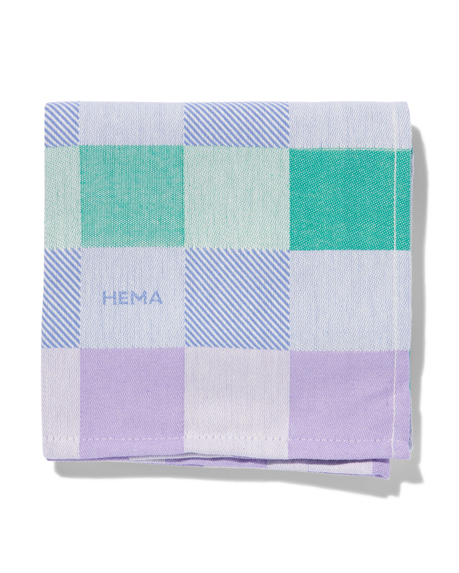 torchon 65x65 coton avec carreaux - 5450044 - HEMA