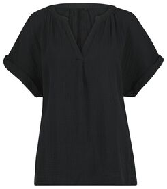 Damen-T-Shirt schwarz - 1000024501 - HEMA