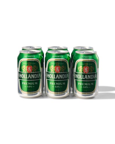 6 canettes Hollandia pils 33cl - 17460002 - HEMA