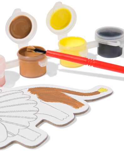 kit de peinture sur toile lion festif - 15900345 - HEMA