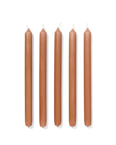 12 bougies longues &Oslash;2.2x29&nbsp; marron 2,2 x 29 - 13504002 - HEMA